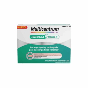 MULTICENTRUM ENERGÍA DOBLE 20 COMPRIMIDOS