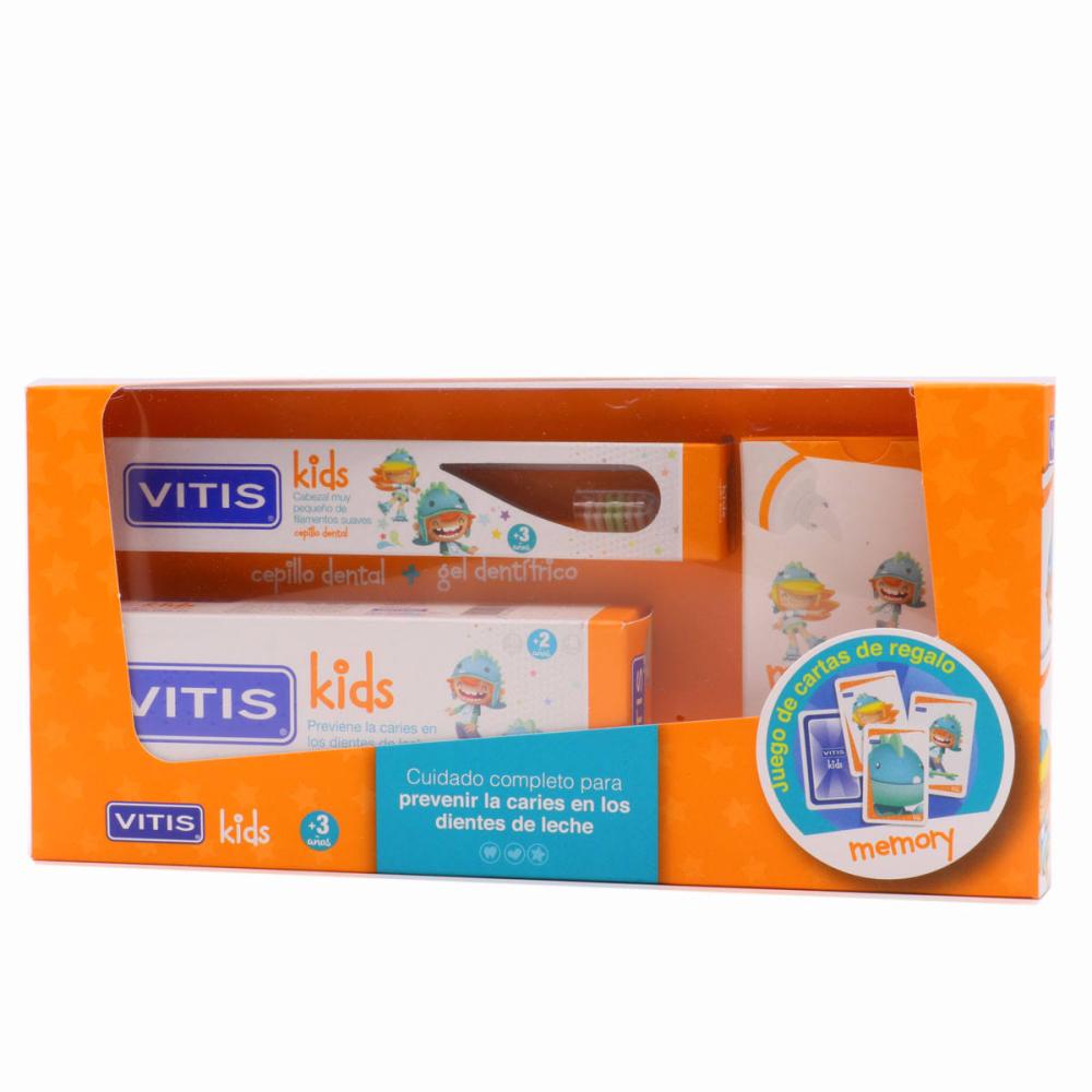 VITIS KIDS GEL DENTRIFICO + CEPILLO + GADGET 1 ENVASE DE 50 ML