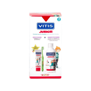 VITIS JUNIOR PACK PROMOCIONAL COLUTORIO 500 ML+GEL DENTIFRICO 75 ML+CEPILLO DENTAL